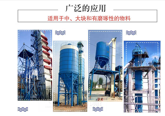 斗式提升機主要適用范圍主要是化工，糧食，建筑材料較多。